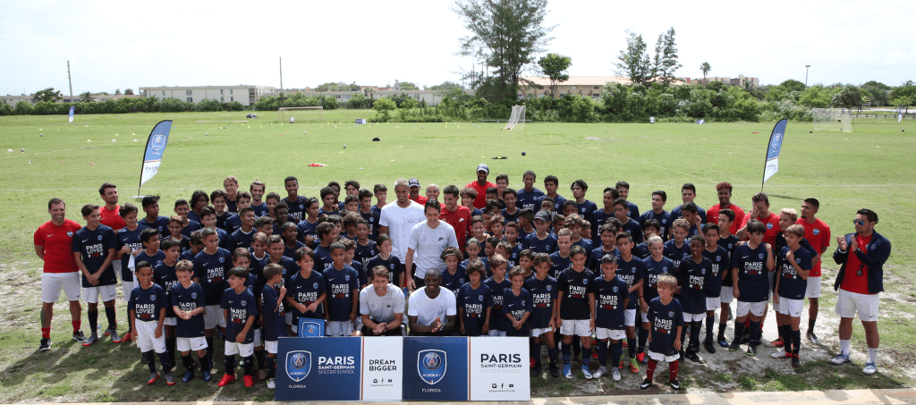 PSG STARS VISIT OUR CLINIC  Paris SaintGermain Academy Florida Soccer